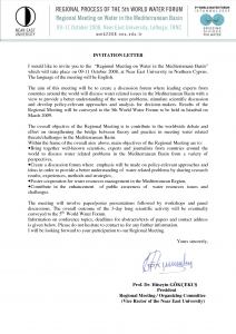 LETTER OF INVITATION FOR MEETING