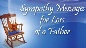 LETTER OF CONDOLENCE ON DEATH OF FATHER