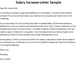 Salary Increase Letter Sample from www.sampleletter1.com